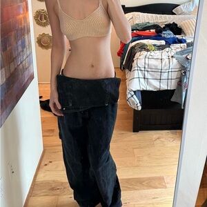 Wild Fable Cream Crop Top